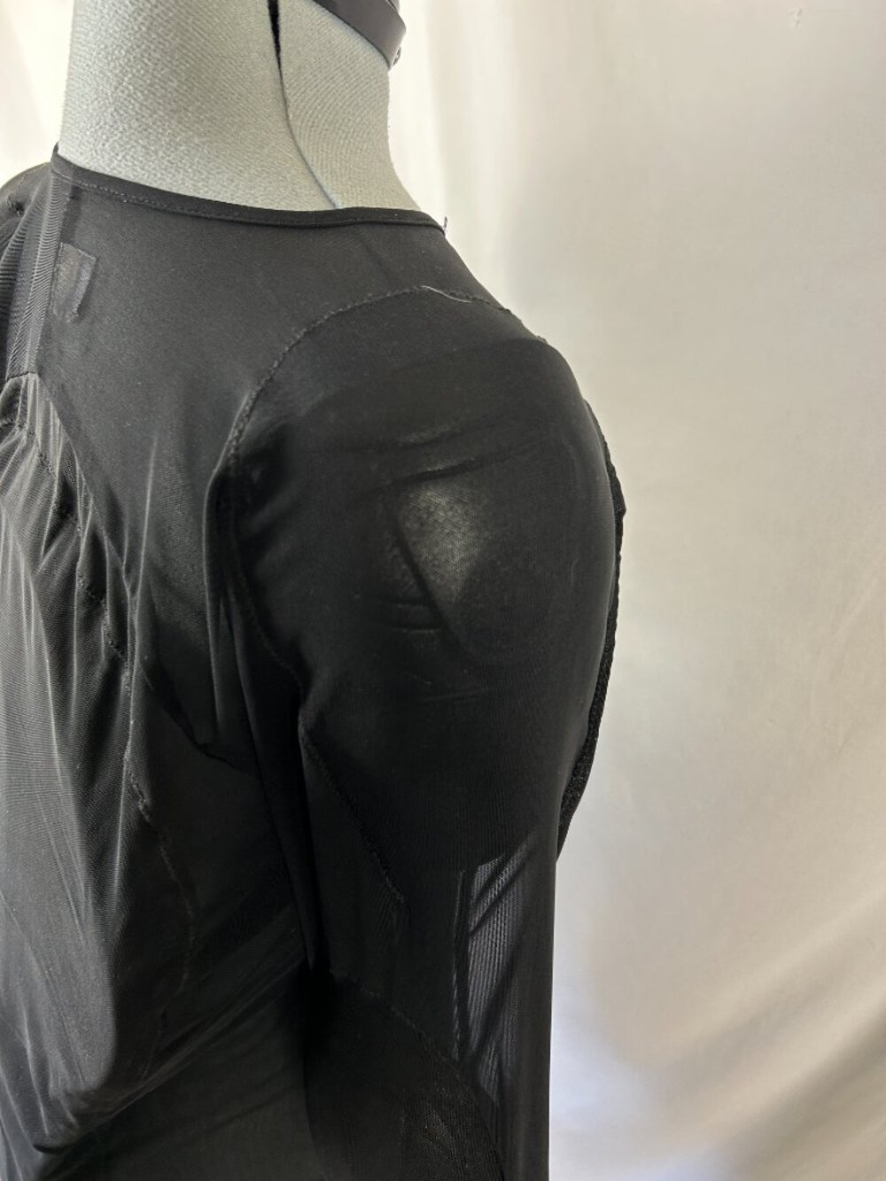 Bohn Body Armor Mesh Jacket With Pads Nylon Biker Jacket Made In USA S - Picture 4 of 7